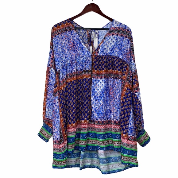 Velzera Colorful Boho Printed Tunic
